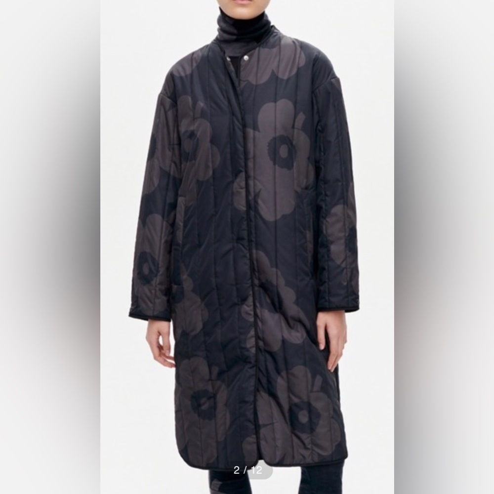 Like new Marimekko Salny Juhla Unikko Puffer Jacket Coat Large
